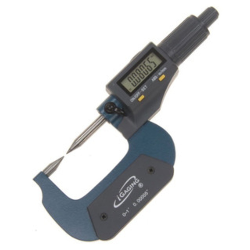 iGaging Point Anvil & Spindle Micrometers