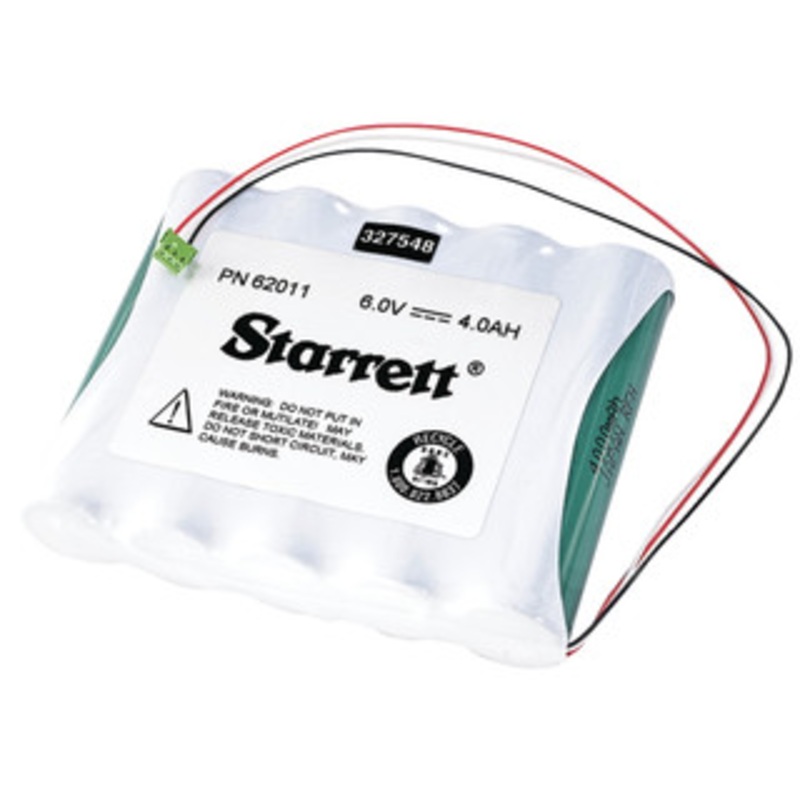 Starrett Replacement Battery Pack, NiMH 6V, EDP# 67018 – PT62011