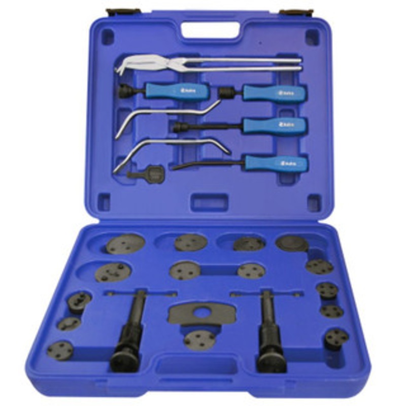 Astro 18 Piece Brake Caliper Wind Back Tool Set & 8 Piece Professional Brake Tool Set – 78619