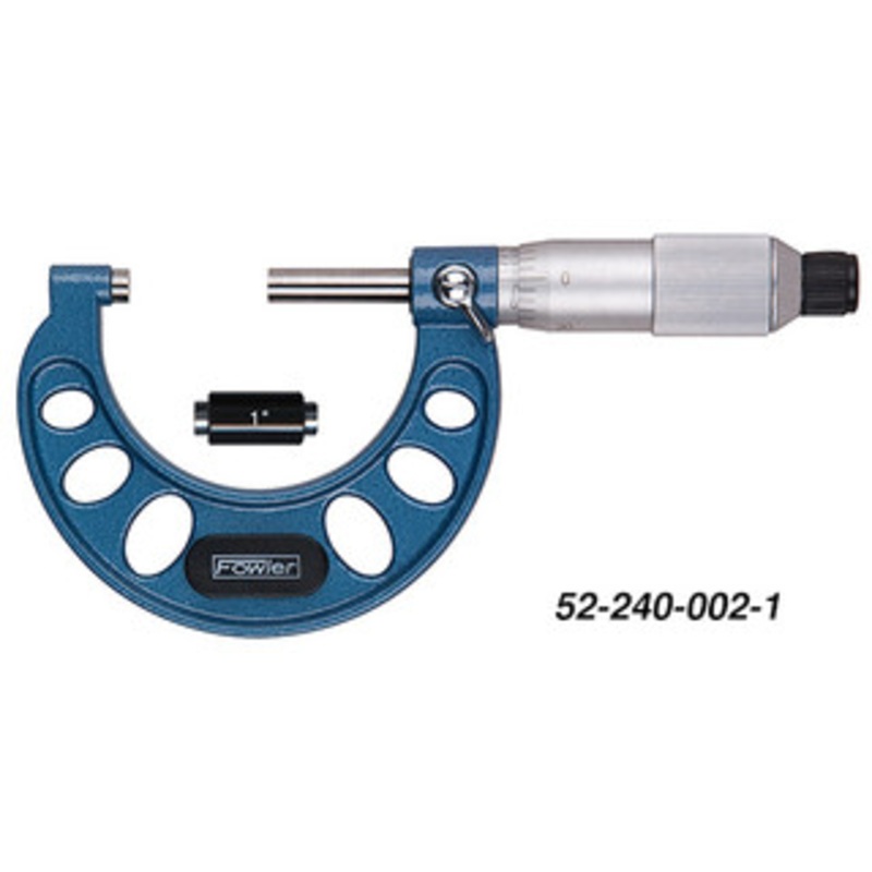 Fowler 1-2 w/Standard, Friction Outside Inch Micrometer – 52-240-002-1