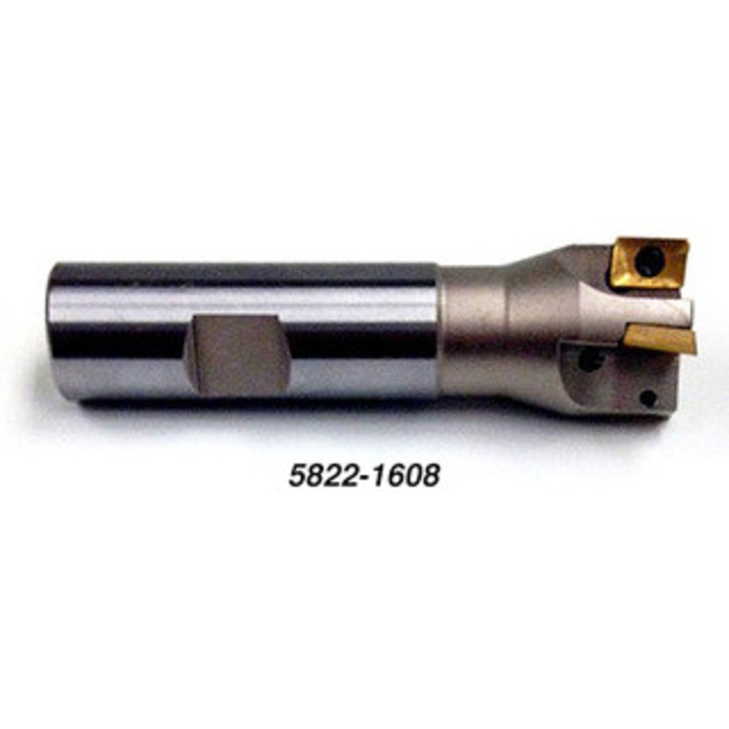 Precise 1 Dia. Square Shoulder Coolant-Thru Indexable End Mill – 5822-1608
