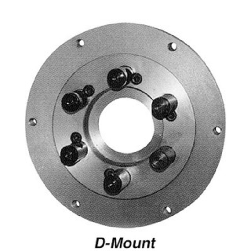 Precise D-Mount 8 Chuck Size Semi-Machined Chuck Adapter (Back Plate) – 3900-4898