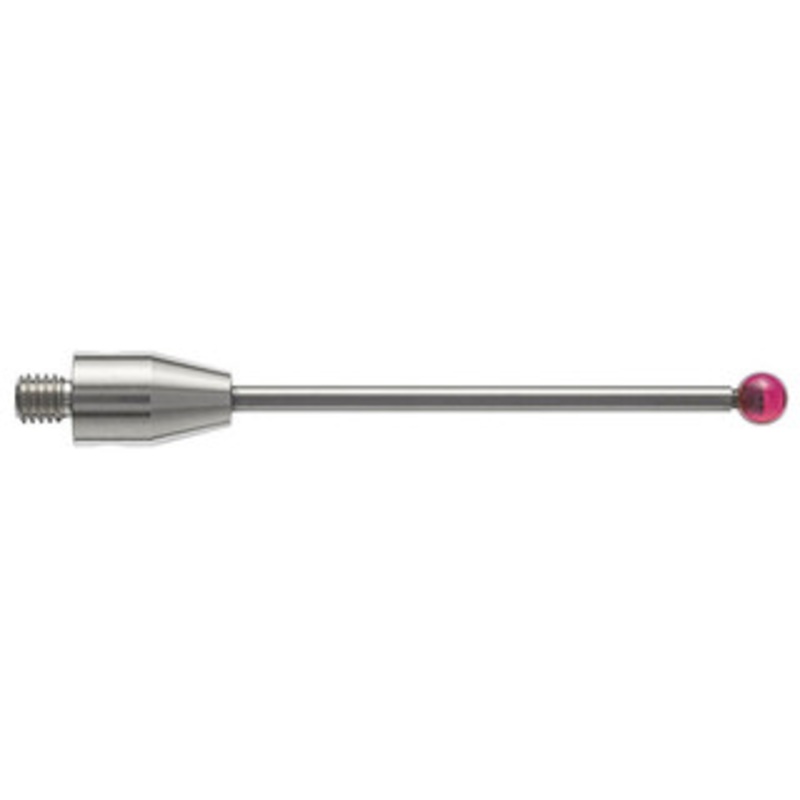 Renishaw Styli, M4 2 mm Ruby ball, Tungsten Carbide Stem, L 50 mm, EWL 40 mm – A-5003-4797