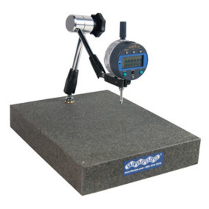 Flexbar Granite Base Indicator Stand, 3D Articulated Gaging Arm Model, 12 x 18 – 12033