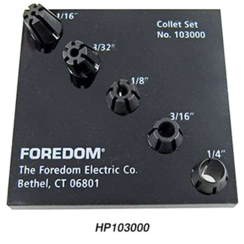 Foredom 5 Piece Handpiece Collet Set – HP103000