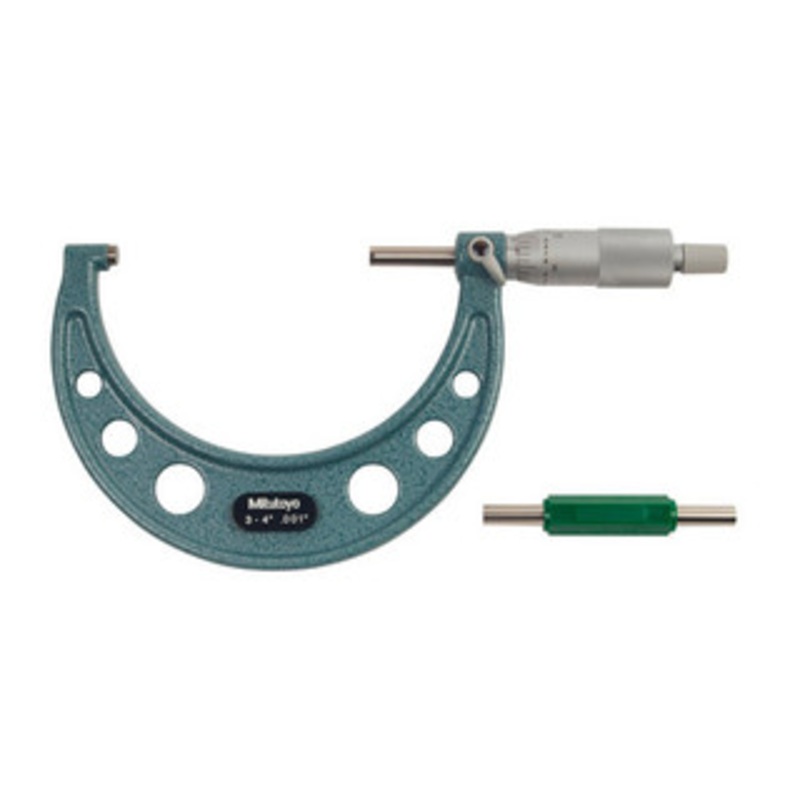 Mitutoyo Outside Micrometers with ratchet stop, Series 103