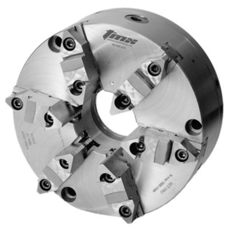 TMX 6-Jaw (2pc) SET-TRU Self-Centering Scroll Chuck with Fine Adjustment, 8in – 3-868-0800P