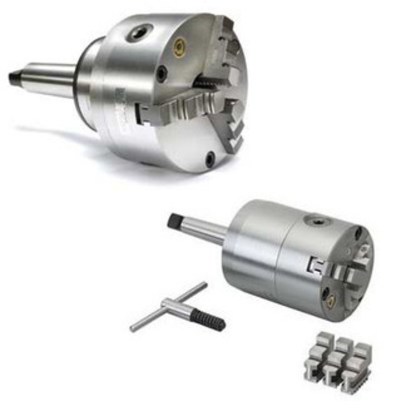 Bison 3-Jaw Self-Centering Chuck with MT Shanks – 7-860-0300