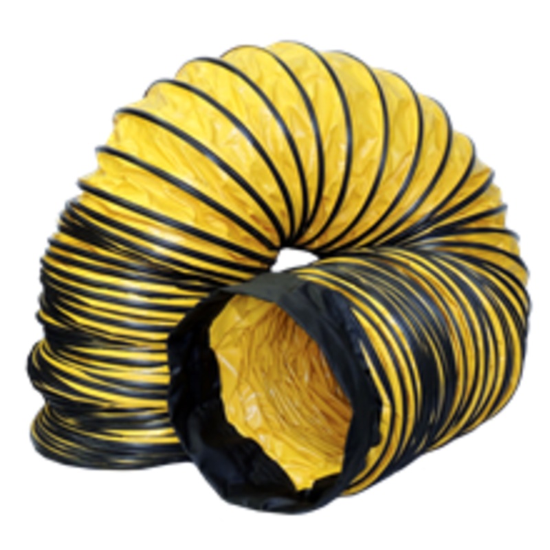 Americ Confined Space Ventilation Standard Flexible Ducting 12 x 25 ft. with Cuff and Buckle Ends – AM-DS1225