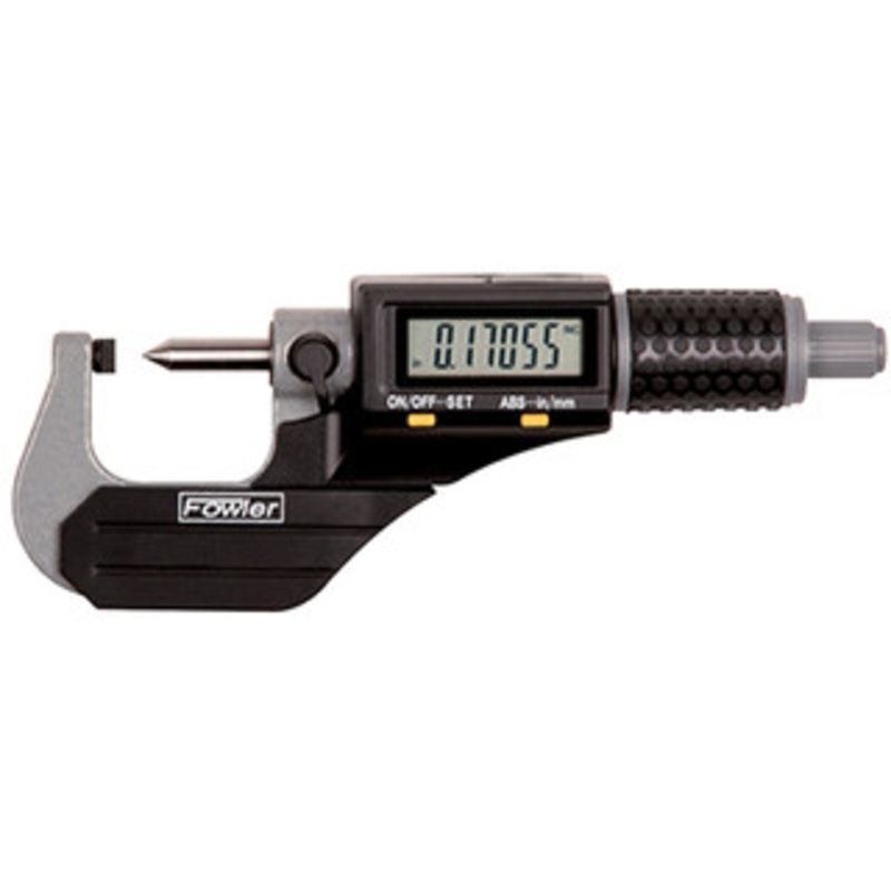Fowler Point Spindle & Blade Anvil Micrometer 0-0.8/0-20mm – 54-860-671