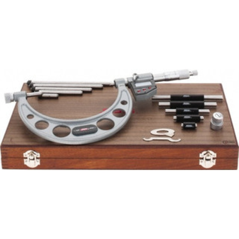 SPI IP65 Absolute Electronic Interchangeable Anvil Micrometer, 0-6 – 17-803-8