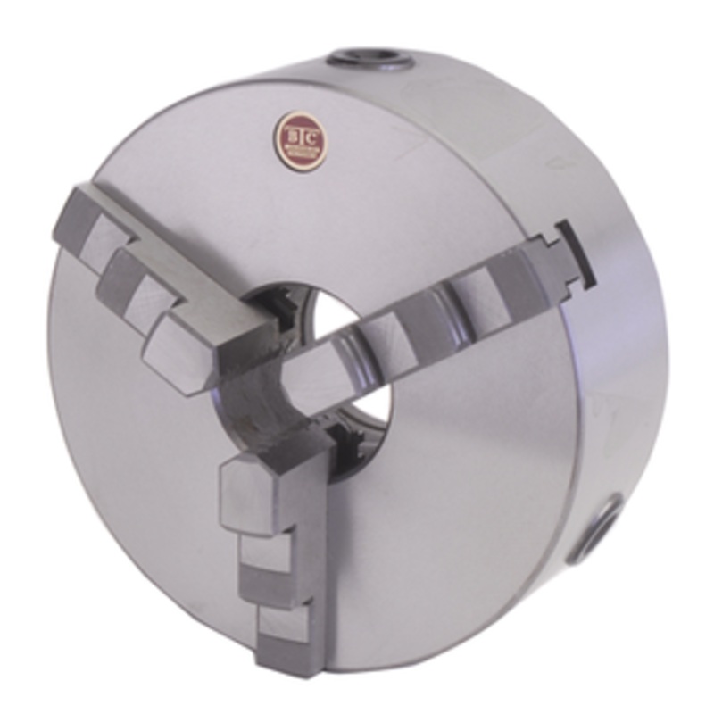 QU Industrial 10 Diameter 3-Jaw Self Centering Scroll Chuck, Flatback – 3103R