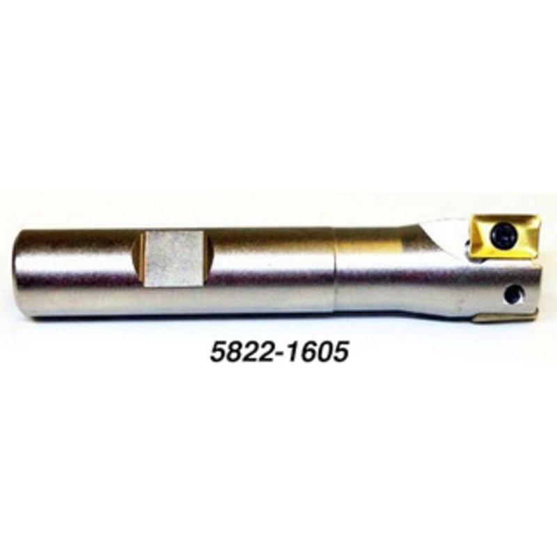 Precise 5/8 Dia. Square Shoulder Coolant-Thru Indexable End Mill – 5822-1605