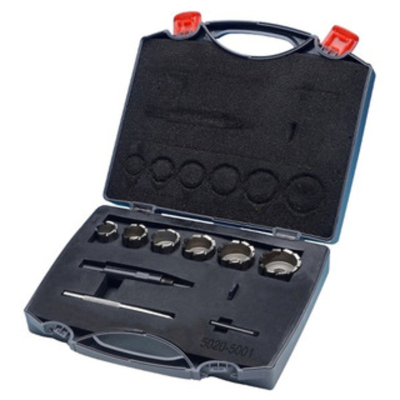 Precise 9 Piece 1/2 Cutting Depth HSS Annular Cutter Set – 5020-5001