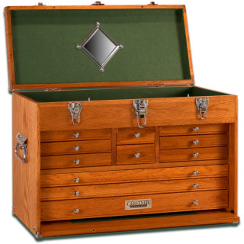 Gerstner International 11-Drawer Oak Top Chest – GI-T24