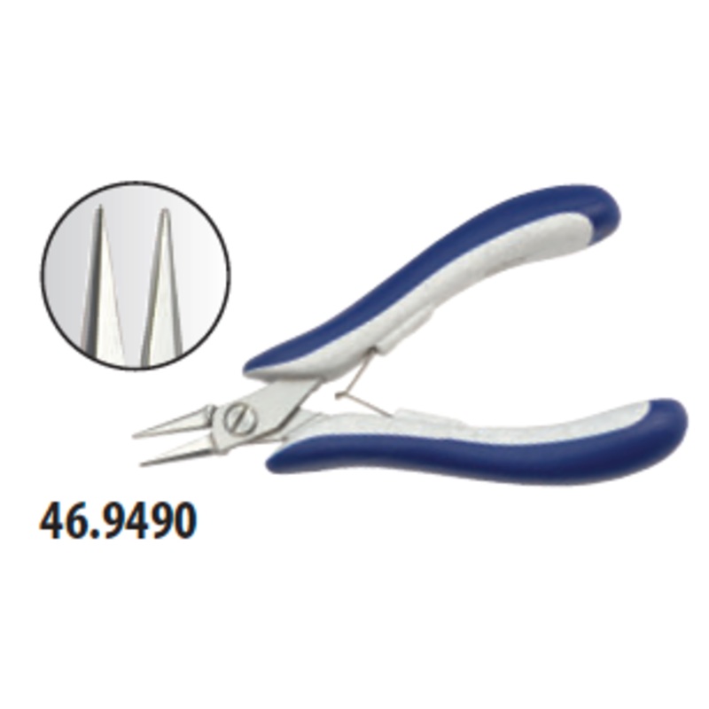 Grobet Flat Nose Smooth 5-3/8 Plier – 46.9490