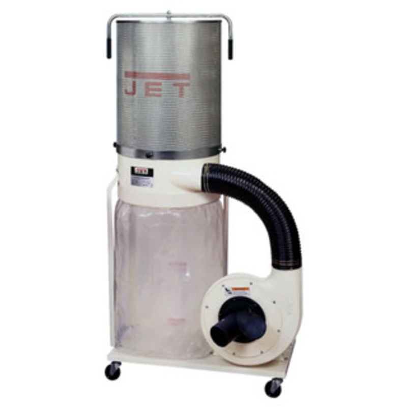 JET Vortex Cone DC-1100VX-CK Dust Collector, 1.5HP 1PH 115/230V, 2-Micron Canister Kit – 708659K