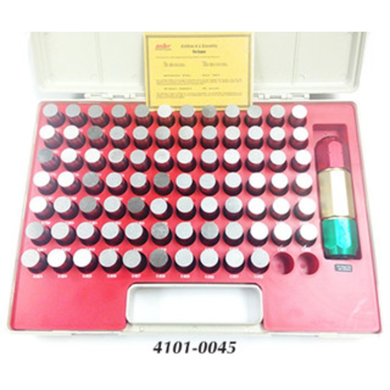Precise 82 Piece Pro-Series Certified Steel Pin Gage Set – 4101-0045