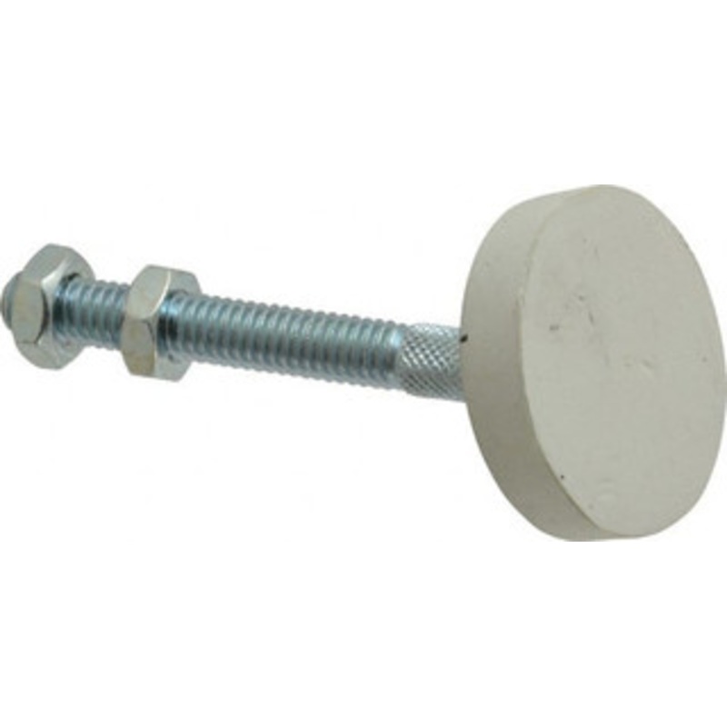 Destaco 5/16-18 Carbon Steel Swivel Foot Tip Clamp Spindle Assembly 49.28mm Thread Length, 75.7mm OAL, Flat Tip Cap, 1-1/2 Tip Surface Diam, Use with Toggle Clamps 507209 – 64825540