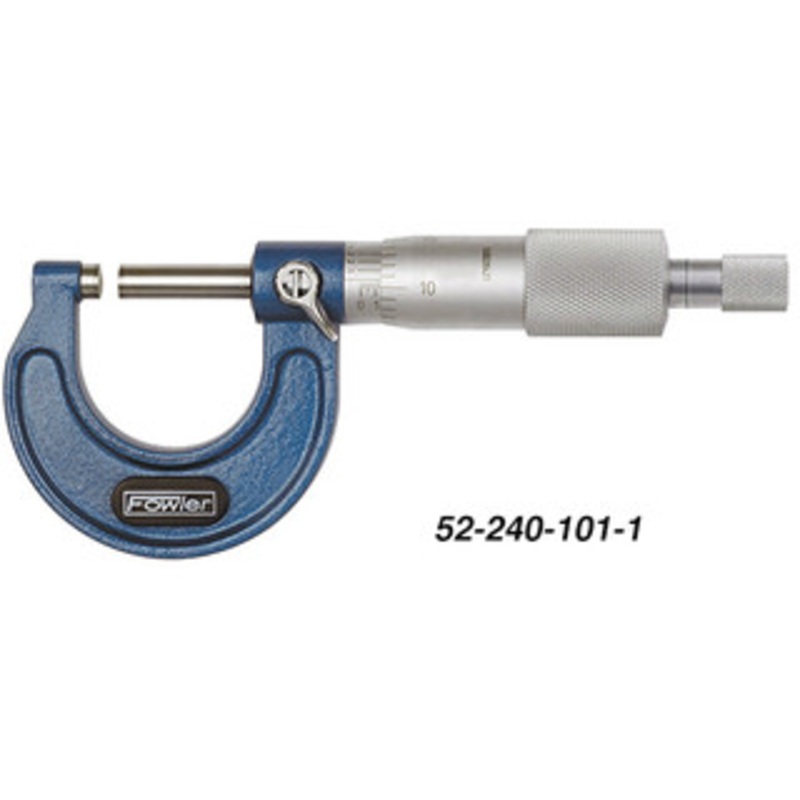 Fowler 0-1 Ratchet Outside Inch Micrometer – 52-240-101-1