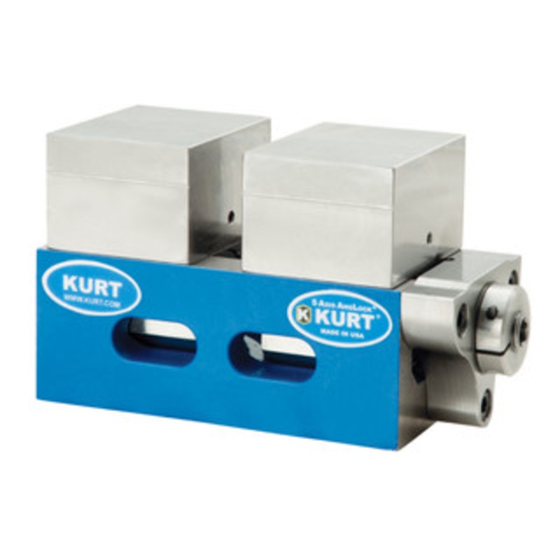 Kurt MaxLock 5-Axis Vise with Aluminum Jaws – SCMX250AL