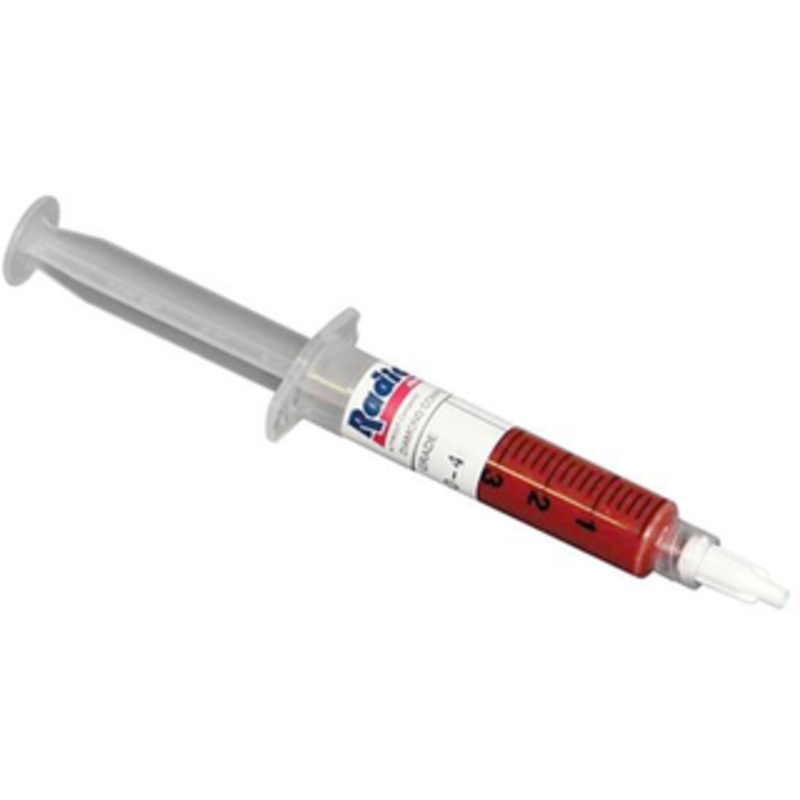 Radiac 5 Gram Red 30-4 Micron Size, Medium Diamond Lapping Compound – 34131833