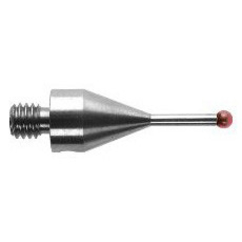 Renishaw Styli, M4 2 mm Ruby ball, Stainless Steel Stem, L 19 mm, EWL 8.9 mm – A-5000-7547