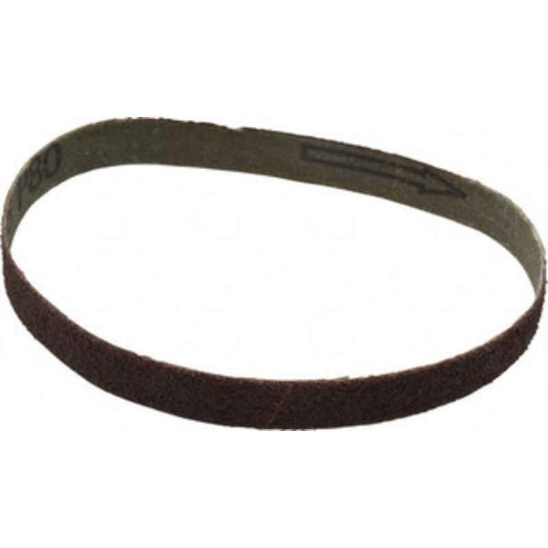 Tru-Maxx 1/2 Wide x 12 OAL, 80 Grit, Aluminum Oxide Abrasive Belt Aluminum Oxide, Medium, Coated 7047 – 85559854