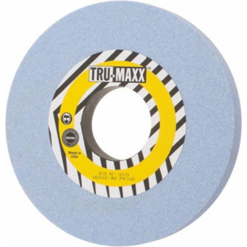 Tru-Maxx 10 Diam x 3 Hole x 1 Thick, J Hardness, 60 Grit Surface Grinding Wheel Ceramic, Type 1, Medium Grade, 2,483 Max RPM, Vitrified Bond, No Recess T1-10WB31421-T – 06294581