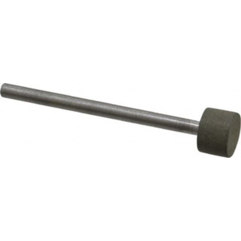 Made in USA 3/8 Head Diam x 1/4 Head Thickness CBN Grinding Pin 1/8 Shank Diam x 1-3/4 Shank Length, Very Fine Grade, 150 Grit 03506300 – 03506300