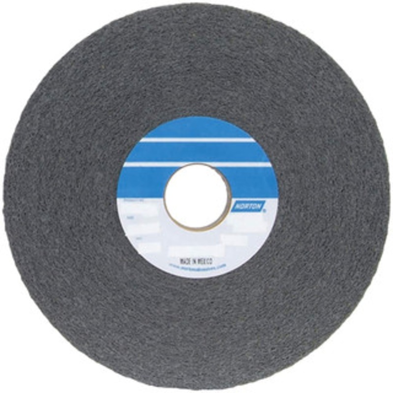 Norton 12 Diam, 1 Face Width, 5 Center Hole, Fine Grade, Silicon Carbide Deburring Wheel Convolute, Hard Density 7 Grade, 2,500 RPM 66261055237 – 70537162