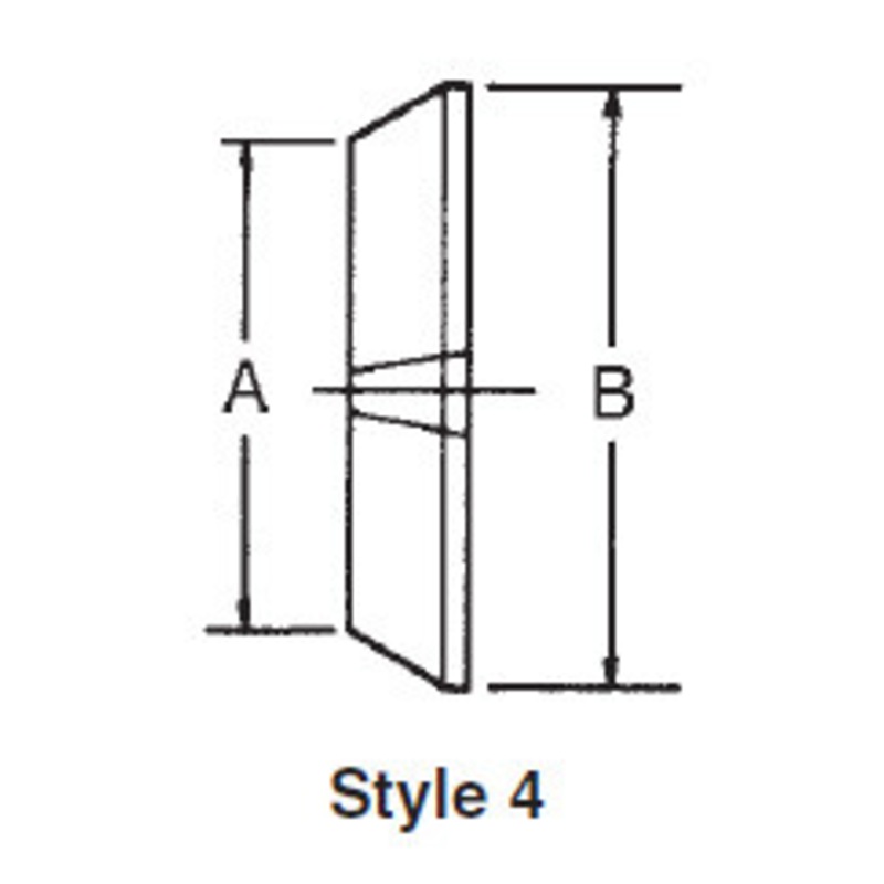 Riten Interchangeable Bell Head Adapter, Style 4, Center Type V – 00534