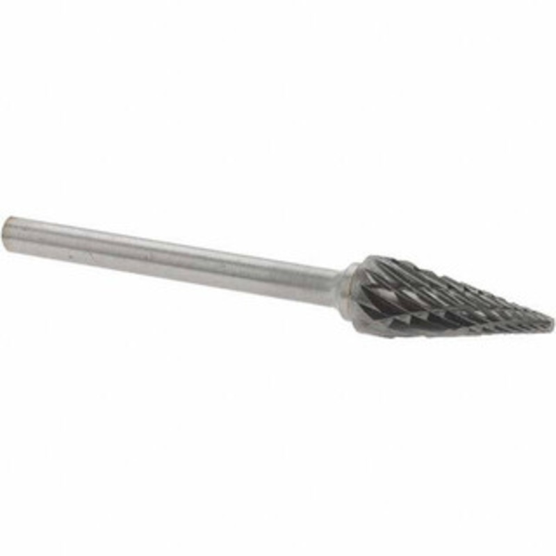 Value Collection 1/4 Cut Diam, 1/8 Shank Diam, 22 Carbide Cone Burr 2 OAL, 1/2 LOC C124034 – 03399631