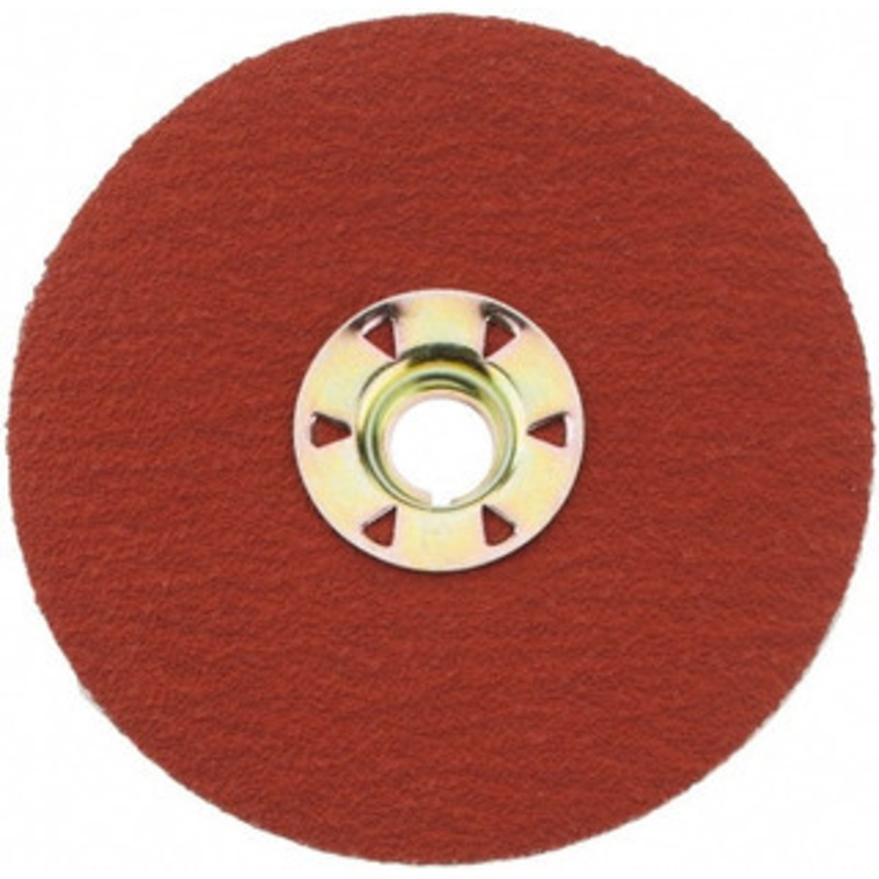 3M 4-1/2 Diam, 5/8-11 Hole, 80 Grit Ceramic Fiber Disc Medium, 13,300 Max RPM, Series 987C 7010362281 – 71369177