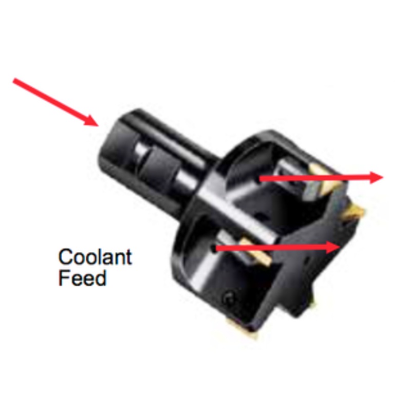 APT 3 x 1-1/4 Coolant Fed Tri-Dex Indexable End Mill – EMC300-125