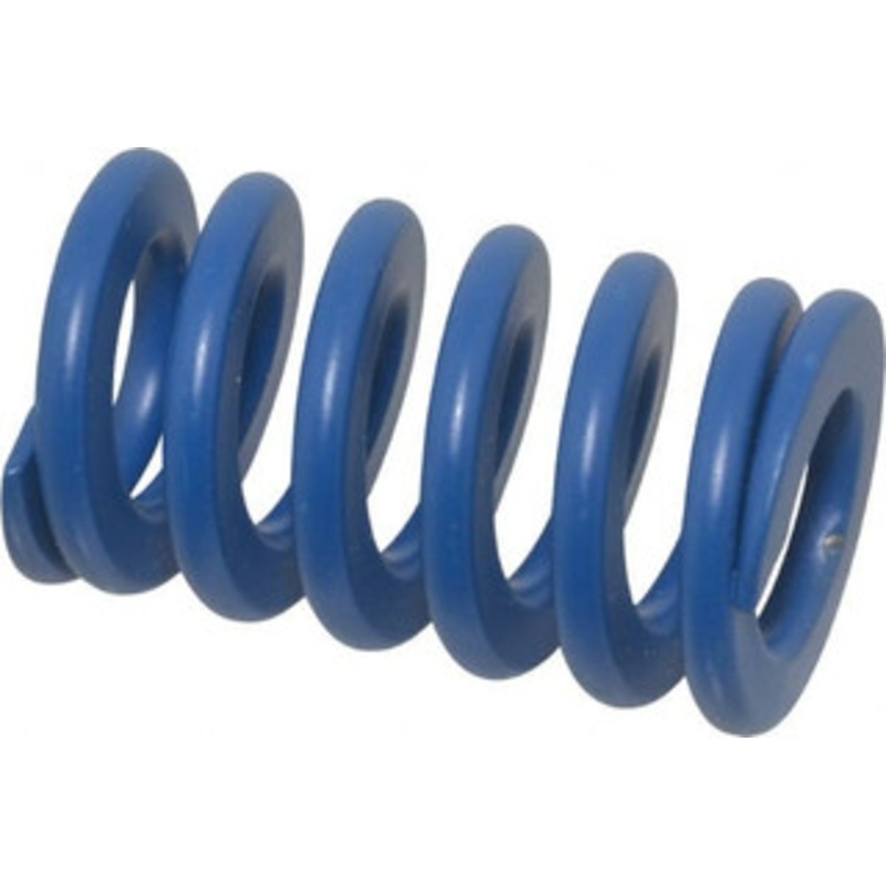 Associated Spring Raymond 40mm Hole Diam, 20mm Rod Diam, 2-1/2 Free Length, Blue Die Spring 3360 N Max Deflection, 24mm Max Deflection, Medium Duty, Chromium Alloy Steel 204-710 – 67900092