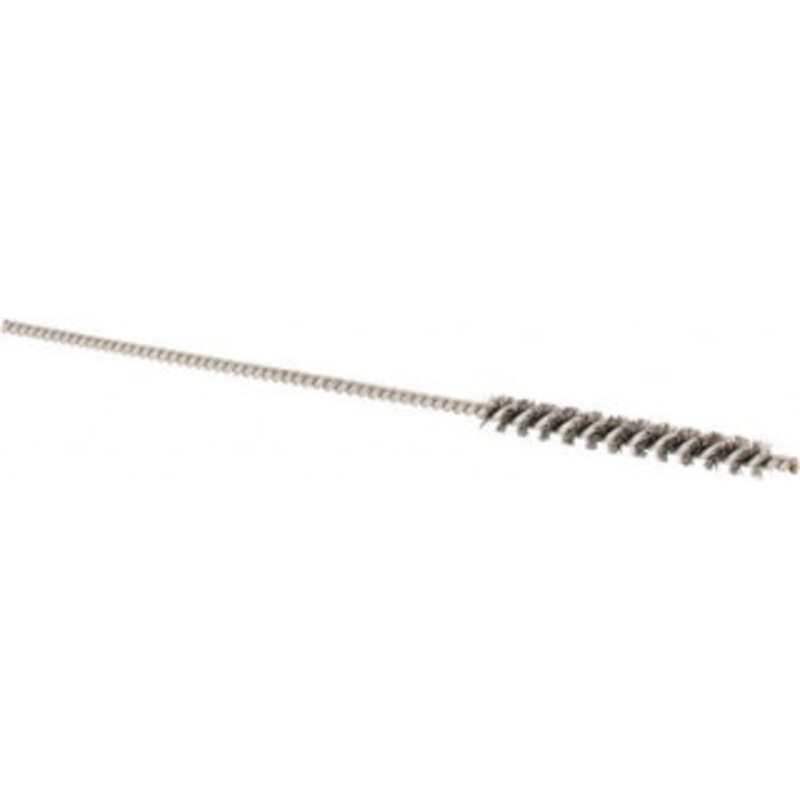 Brush Research Manufacturing 1/8 Diam Helical Stainless Steel Tube Brush Single Spiral, 0.003 Filament Diam, 1 Brush Length, 3 OAL 81A125 – 33102302