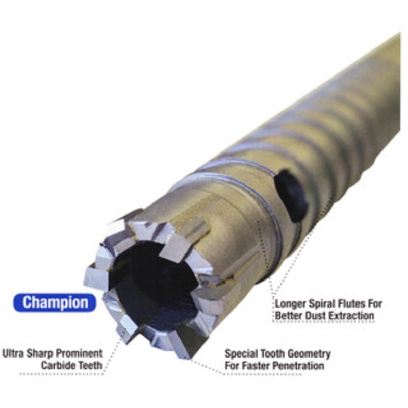 Champion Proline Straight & SDS Plus Shank Rotary Rebar Cutters/Drills