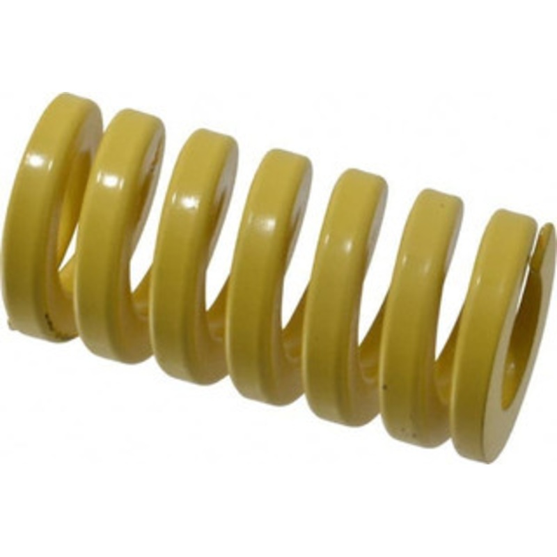 Danly 1-1/2 Hole Diam, 3/4 Rod Diam, 3 Free Length, Yellow Die Spring 193 Lb Max Deflection, 0.75 Max Deflection, Extra Heavy Duty, Chromium Vanadium Steel 9-2412-36 – 76017235