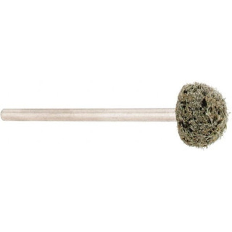 Grier Abrasive 3/8 Head Diam x 3/8 Thickness, B122, Ball End, Aluminum Oxide Mounted Point Green-Gray, Medium Grade, 51,000 RPM B122-N3-18156 – 04692018