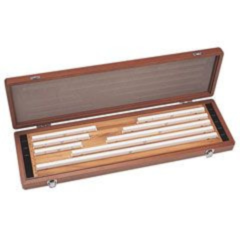 Mitutoyo Long Block Set, Rectangular, Steel, 8 pc, Grade 0, Series 516 – 516-115-26