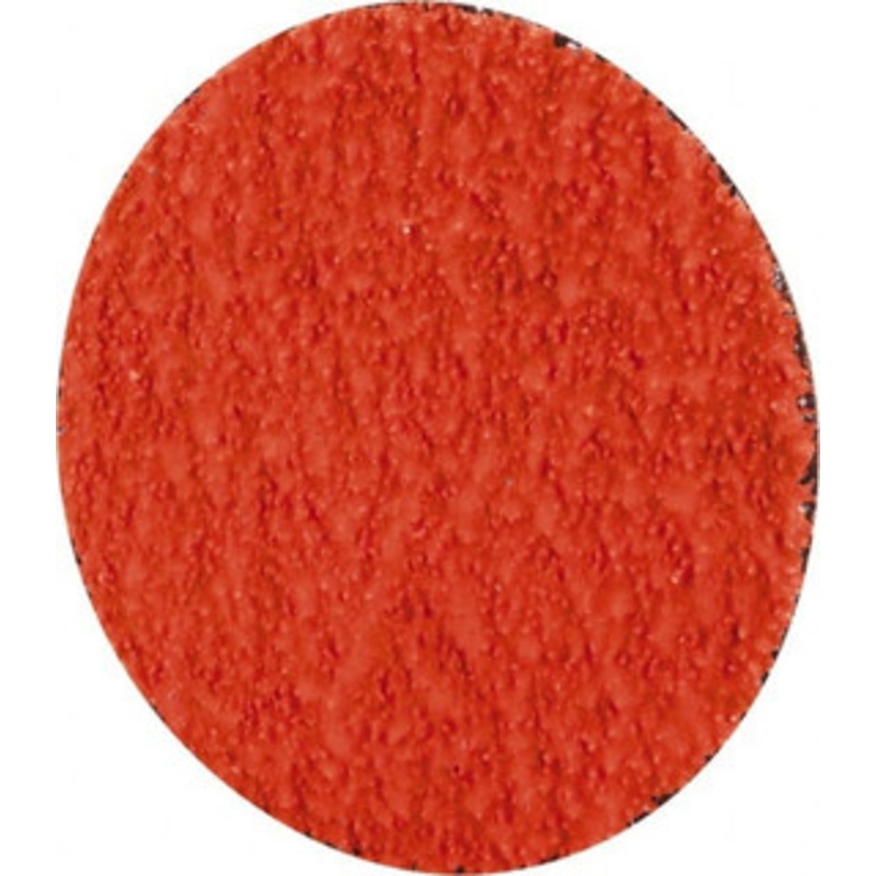 Norton 3 36 Grit Ceramic Quick Change Disc Type S Attachment, Very Coarse Grade, Orange, Coated, Cloth Backing, Speed-Lok TS Compatible 66261162327 – 83833889