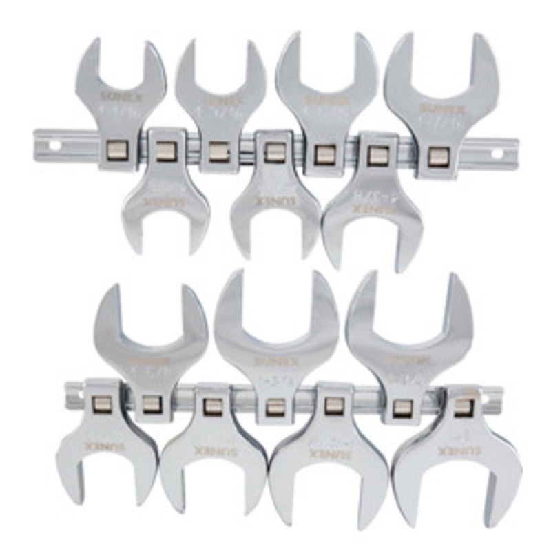 Sunex 14 Piece 1/2 Dr. Jumbo SAE Crowfoot Wrench Set – SU9721A