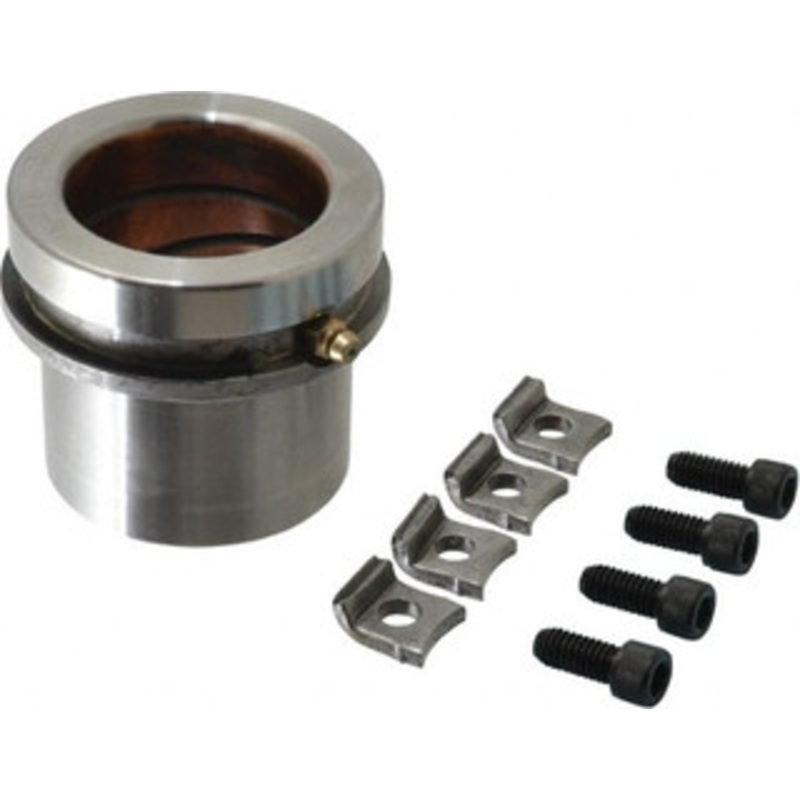 Danly 2 ID x 2-5/8 OAL, Steel, Bronze Plated Die & Mold Shoulder Bushing Short Shoulder, 2.909 Bottom OD, 2-1/2 Top OD, 3.064 Collar OD, 1 Under Collar, 1-5/8 Above Collar 6-16-23 – 03224599
