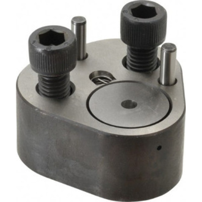 Dayton Progress 1 Shank Diam, 2-3/4 Base Length x 2.72 Base Width x 1-1/4 Base Height, 1/2-13 Thread, Alloy Steel Mold Punch Retainer 1/4 Dowel Diam, 15/16 Length Between Dowel & Screw, 1-3/4 Thread Length, Ball Lock LRT100 – 76051051