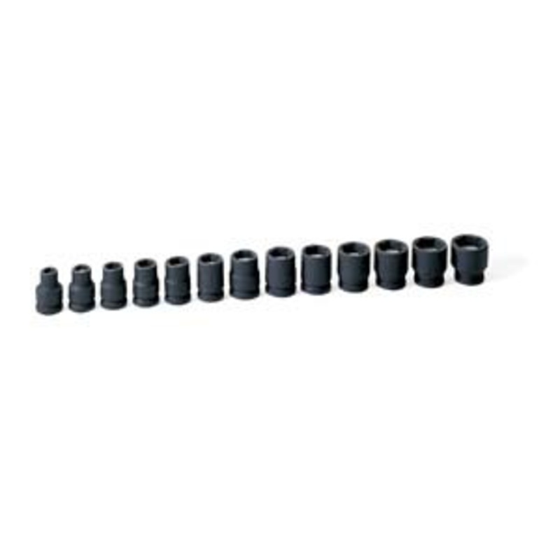Grey Pneumatic 3/8 Drive 13 Piece Metric Magnetic Impact Set – GY1213MG