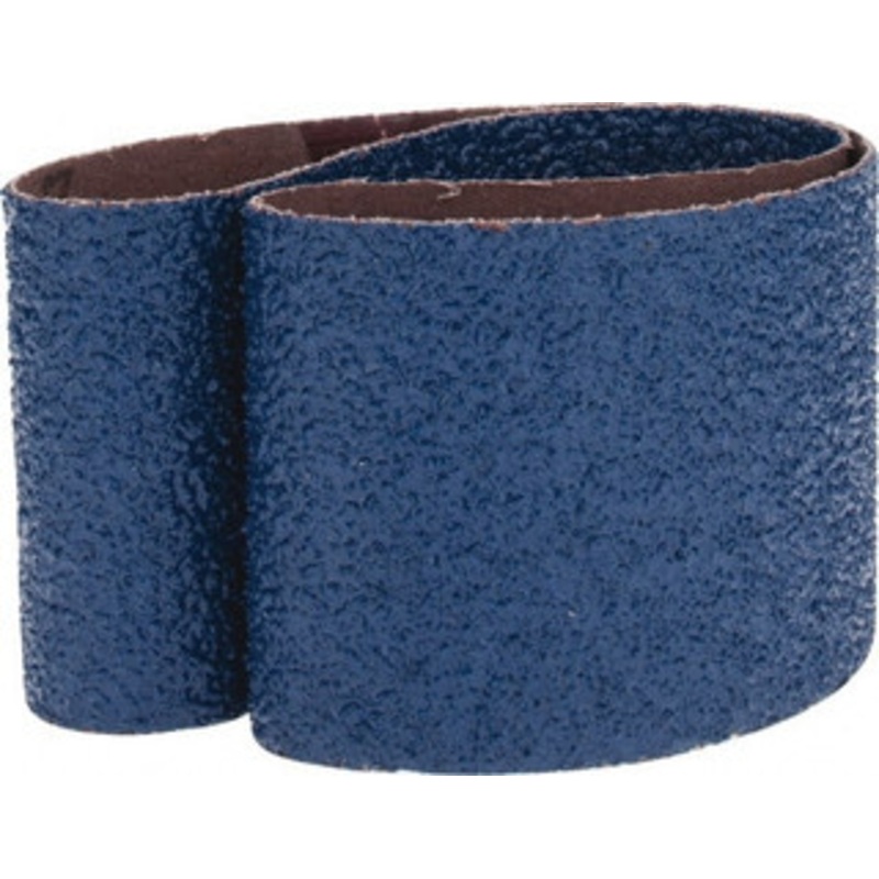 Made in USA 3 Wide x 24 OAL, 24 Grit, Zirconia Alumina Abrasive Belt Zirconia Alumina, Very Coarse, Coated, X Weighted Cloth Backing 3 X 24 24 GR – 00081893