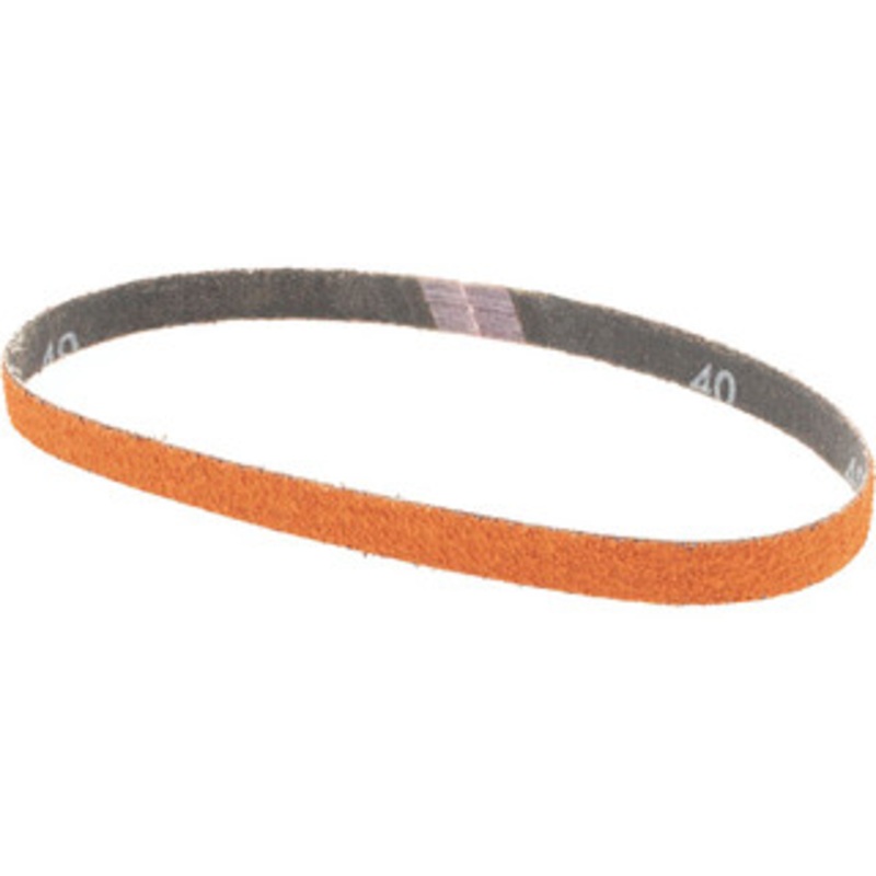 Norton 1/2 Wide x 18 OAL, 40 Grit, Ceramic Abrasive Belt Ceramic, Coarse, Coated, Y Weighted Cloth Backing, Series R980 69957398021 – 83834010
