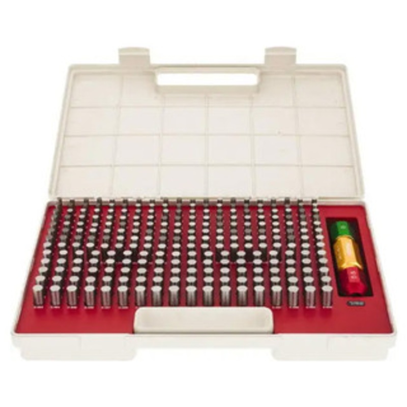 SPI Class ZZ Pin Gage Set, Inch, Steel, Plus Tolerance, 0.251 – 0.500 Range, 250 Pieces – 22-156-4
