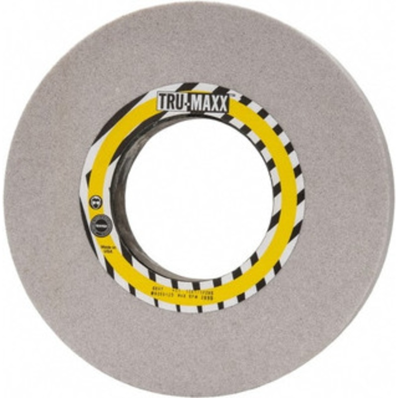 Tru-Maxx 12 Diam x 5 Hole x 1-1/2 Thick, J Hardness, 46 Grit Surface Grinding Wheel Aluminum Oxide, Type 1, Coarse Grade, 2,069 Max RPM, Vitrified Bond, No Recess T1-12W31350-T – 06295125